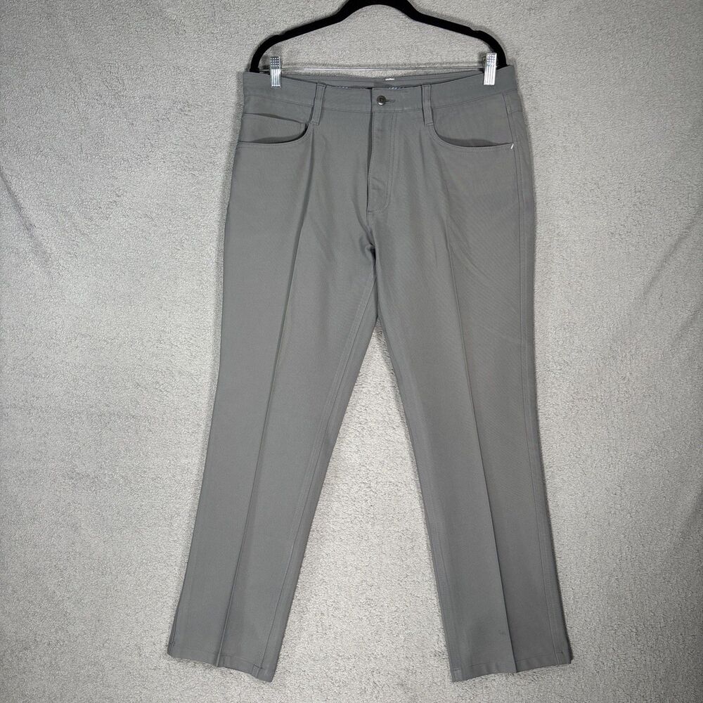 Footjoy 5 Pocket Golf Pants Men’s Size 35x30 Gray‎ Performance Athletic Fit